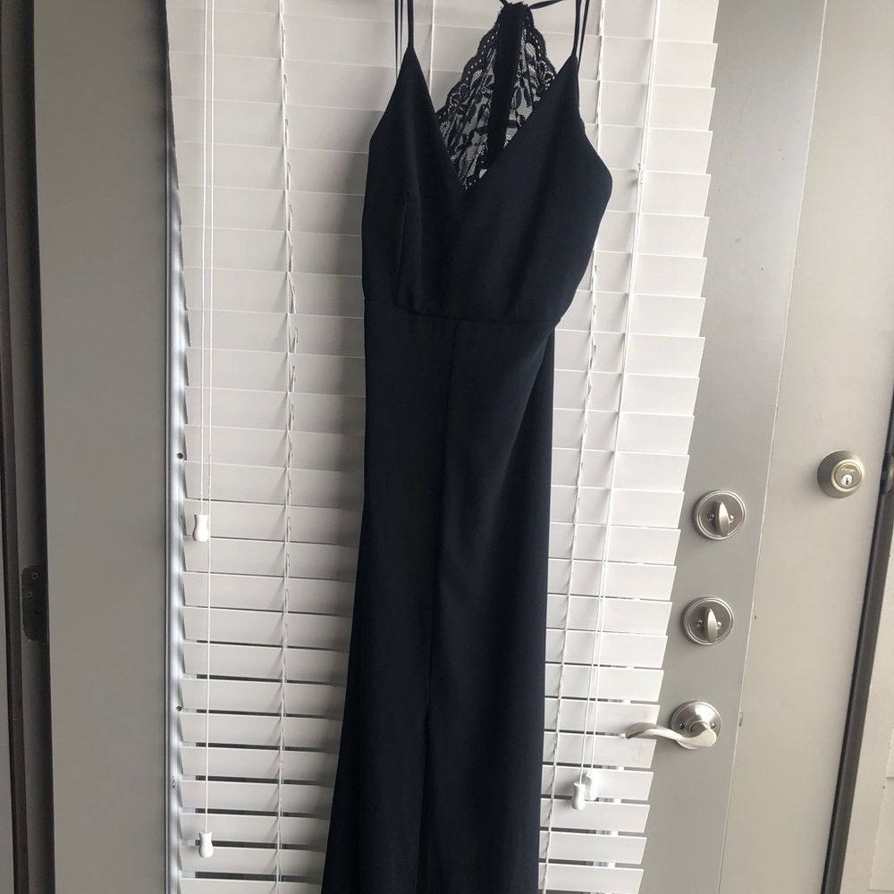 Black maxi dress